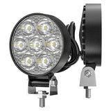 2.5Inch LED Work Light 21W, 8400LM 6000K White, IP67 Waterproof 9-30V, for Off Road Jeep Tractor Boat, Shockproof Dustproof
