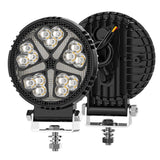 4.33 Inch Round LED Working Light DRL 20W 3800LM, IP67 Waterproof 9-30V, for Motorcycle ATV SUV, Small Size High Brightness, Reverse Backup Light