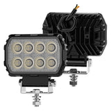 4.45 Inch LED Working Light, IP67 Waterproof Combo Beam 9-30V 30W 3000LM Anti-Vibration Offroad Work Lamp for Pickup UTV RV Construction Vehicle Night Driving
