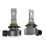 No Fan 9005 9006 H11 H1 H7 H4 LED Headlight Combo Kit, 30W 3600LM Total Output, 6500K, IP67 Waterproof, Silent Passive Cooling for High Beam and Low Beam