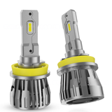 No Fan 9005 9006 H11 H1 H7 H4 LED Headlight Combo Kit, 30W 3600LM Total Output, 6500K, IP67 Waterproof, Silent Passive Cooling for High Beam and Low Beam