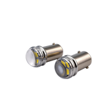 BA9S LED Bulb 12V DC Low Power Consumption for Vehicle Interior Lighting Interior Dome Map Door License Plate Light ( Transparent Spot Lens )