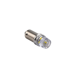 BA9S LED Bulb White for Auto Door Courtesy Trunk Light Universal Fit 3893 53 57 12V (Transparent Diffused Beam Lens)