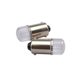 BA9S LED Bulb 12V for Vehicle Interior Reading Festoon Dome  Footwell Light Under Dashboard Lamp H5W 53 57 ( Smoked Rome Lens )
