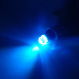 T10 Ceramic LED Bulb 2825 192 Compatible, Non-Polarity Plug and Play 5000K Natural White for Dashboard Gauge Cluster（ Six-sided lateral lens with a circular top）