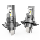Fanless H7 H1 H3 H4 9005 9006 H11 LED Conversion Kit, 30W 3600LM 6000K Daylight, 360° Adjustable Mount, Super Focused Beam for Projector Headlights, Silent Operation