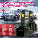 D1S D2S D2R D3S D4S D8S LED Bulb 110W 16000LM High Power 6000K White IP68 Waterproof Headlight Conversion Kit for Luxury Cars（副本）