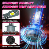 D1S D2S D2R D3S D4S LED Bulb 110W 16000LM High Power 6000K White IP68 Waterproof Headlight Conversion Kit for Luxury Cars