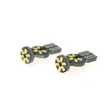 ZXREEK Canbus T10 12 3030 LED-Glühbirne 12 V-24 V Canbus 6000 K Innenkeil-Türleuchten (10 Stück)
