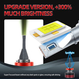 H11/H8/H9 9005 9006 H7 LED Headlight Bulbs, 16000LM 120W 6000K White, Super bright, 12-24V, CANBUS Ready, Plug-and-Play for Honda CR-V, Toyota RAV4
