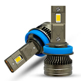 H1 H7 9006 9005 H4 H11 9012 LED Headlight Bulbs 6000K White 16000LM 120W Super Bright Copper Tube Heat Dissipation Plug-and-Play Conversion Kit