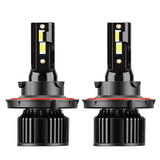 H13 H11 H1 H7 H4 9005 9006 LED Headlight Bulbs, 6000LM 50W 6000K White, Dual Beam Hi/Lo, 360° Adjustable for Ford, Ram Trucks