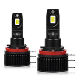 H15 LED Headlight Bulbs 6000LM Super Bright 50W 6000K Xenon White Low Beam Replacement Bulbs