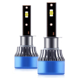 H7 H4 9005 H11 H1 LED Headlight Bulb 12V-24V 50W 6000LM, IP68 Waterproof Aviation Aluminum Heat Dissipation Design