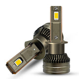 H1 H7 9006 9005 H4 H11 9012 LED Headlight Bulbs 6000K White 16000LM 120W Super Bright Copper Tube Heat Dissipation Plug-and-Play Conversion Kit