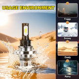 H4 LED Fog Lights Energy Saving Low Temperature Long Life for Sedan Hatchback Wagon