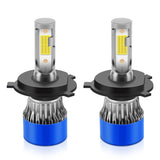 H11/H8/H9/H1/H7/H4/9005/9006 LED Headlight Kit, 48W Per Set, 4800LM, 6000K, 12-36V,Plug and Play, IP68, Enhanced Night Visibility for Off-Road Vehicles