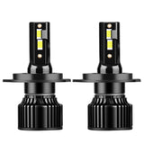 H13 H11 H1 H7 H4 9005 9006 LED Headlight Bulbs, 6000LM 50W 6000K White, Dual Beam Hi/Lo, 360° Adjustable for Ford, Ram Trucks