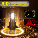H7 LED Fog Bulbs 6500K Cool White Anti-Vibration IP68 for American Vehicles