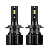 H13 H11 H1 H7 H4 9005 9006 LED Headlight Bulbs, 6000LM 50W 6000K White, Dual Beam Hi/Lo, 360° Adjustable for Ford, Ram Trucks