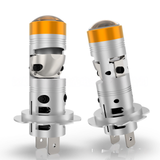 H11/H8/H9 9005 9007 H4 H7 LED Projector Headlight Bulbs 500% Brighter 5600LM 50W 6500K Cool White CSP Chips Mini Size Wireless Plug and Play Canbus Ready for Sedan SUV Truck