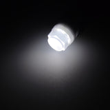 T10 Ceramic LED Interior Exterior Bulb W5W 194 168 6500K White 12V Auto Light for Dome Map Door Side Marker Light (Smoked Hexagon Lens)