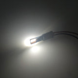 T10 LED Bulb Dual Color White + Amber Yellow 12 3030 SMD 194 168 W5W 12V-24V Non-Polarity for Car Side Marker Turn Signal License Plate Light