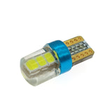 Waterproof T10 Wedge Base LED Bulb, 12V DC 6 2835 LED Silicone Heat Dissipation Plug and Play, Cross Reference 161 184 W5WLL, Car Side Stepwell Indicator Parking Lights