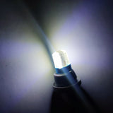 Waterproof T10 Wedge Base LED Bulb, 12V DC 6 2835 LED Silicone Heat Dissipation Plug and Play, Cross Reference 161 184 W5WLL, Car Side Stepwell Indicator Parking Lights