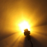 T10 Ceramic LED Bulb 501 Wedge 12V for Car Interior Dome Map License Plate Light （Transparent Cake Shape Lens）
