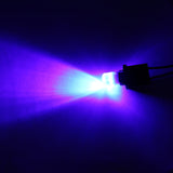 T10 Ceramic LED Bulb W5W 194 168 2825 Super Bright 6000K White 12V Car Interior Light for Dome Map Door Courtesy License Plate Side Marker Trunk Lamp (Transparent Rome Lens)