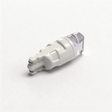 T10 Ceramics Interior Exterior Bright LED Bulb Light 168 175 194 2825 W5W Size Bulb （Transparent Wedge Combo Beam Lens）