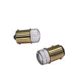 1157 BAY15D S25 1156 BA15S LED Bulbs Transparent Lens 3030 Super Bright White Amber Red Switchback Turn Signal DRL Bulb