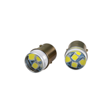 1157 BAY15D S25 1156 BA15S LED Bulbs Transparent Lens 3030 Super Bright White Amber Red Switchback Turn Signal DRL Bulb