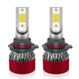 H11/H8/H9/H1/H7/H4/9005/9006 H7 LED Bulbs with Compact Design, 48W 4800LM 6000K White, Ultra-Thin Connector, Easy DIY Installation for Hatchbacks and Sedans