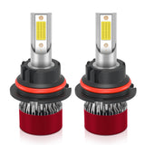 H11/H8/H9/H1/H7/H4/9005/9006 H7 LED Bulbs with Compact Design, 48W 4800LM 6000K White, Ultra-Thin Connector, Easy DIY Installation for Hatchbacks and Sedans