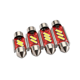 Festoon LED Interior Light Bulb 12V-24V 31mm 36mm 39mm 41mm High Brightness 7020 SMD for Auto Dome Map Door Courtesy Trunk License Plate Lamp Car LED Replacement