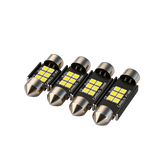 Festoon LED Bulb High Lumens 12V-24V 3030 SMD 31mm 36mm 39mm 41mm Car Light for Truck SUV RV Interior Dome Map Trunk License Plate Lamp Replacement
