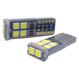ZXREEK Canbus T10 12 3030 LED-Glühbirne 12 V-24 V Canbus 6000 K Innenkeil-Türleuchten (10 Stück)