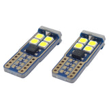 ZXREEK Canbus T10 12 3030 LED-Glühbirne 12 V-24 V Canbus 6000 K Innenkeil-Türleuchten (10 Stück)
