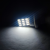 T10 Wedge Base LED Bulb, 12V DC 12 4014 SMD One Side Lighting Plug and Play, Cross Reference 161 184 W5WLL, Car Side Stepwell Indicator Parking Lights