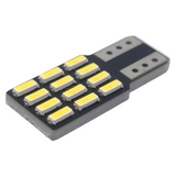T10 Wedge Base LED Bulb, 12V DC 12 4014 SMD One Side Lighting Plug and Play, Cross Reference 161 184 W5WLL, Car Side Stepwell Indicator Parking Lights