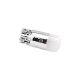 T10 LED Bulb 12V 194 168 W5W 3030 1-LED Smoked Lens Soft Light for Car Interior Dome Map Reading Light, 6000-6500K White