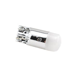 T10 LED Bulb 12V 194 168 W5W 3030 1-LED Smoked Lens Soft Light for Car Interior Dome Map Reading Light, 6000-6500K White