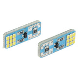 T10 LED Bulbs 2016 18-SMD  6000K-6500K Xenon White 12V Non-Polartity 194 168 2825 W5W CANBUS Error Free for License Plate Side Marker Dome Map Light