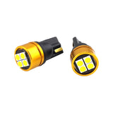 T10 LED Bulb 168 2825 194 W5W Light 4-SMD 3030 Chips White Silicone Heat Dissipation for Car Interior Dome Map Door License Courtesy Dash Light