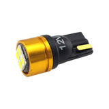 T10 LED Bulb 168 2825 194 W5W Light 4-SMD 3030 Chips White Silicone Heat Dissipation for Car Interior Dome Map Door License Courtesy Dash Light