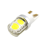 T10 W5W 194 168 5050 SMD 4-LED Bulb 6000K White 12V Silicone Heat Dissipation Universal Fit for All Cars SUV Trucks for Interior Dome Map Door License Plate Light