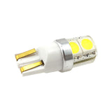 T10 W5W 194 168 5050 SMD 4-LED Bulb 6000K White 12V Silicone Heat Dissipation Universal Fit for All Cars SUV Trucks for Interior Dome Map Door License Plate Light