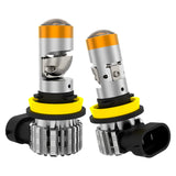 H7 9005 9006 H11 H18 LED Projector Headlight Bulbs  50W 5600LM Super Bright 6000K White IP68 Waterproof Plug and Play Canbus Ready for Sedan SUV Truck